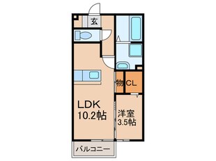 タイニ－キャッスルの物件間取画像